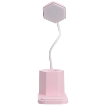 Multifunctional Pen Holder Table Lamp USB Rechargeable Eye Protection Table Lamp Bedroom Night Light (Pink)
Multifunctional Pen Holder Table Lamp USB Rechargeable Eye Protection Table Lamp Bedroom Night Light (Pink)