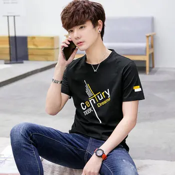 Summer new women's street letter characters print loose short-sleeved T-shirt 10021
Summer new women's street letter characters print loose short-sleeved T-shirt 10021