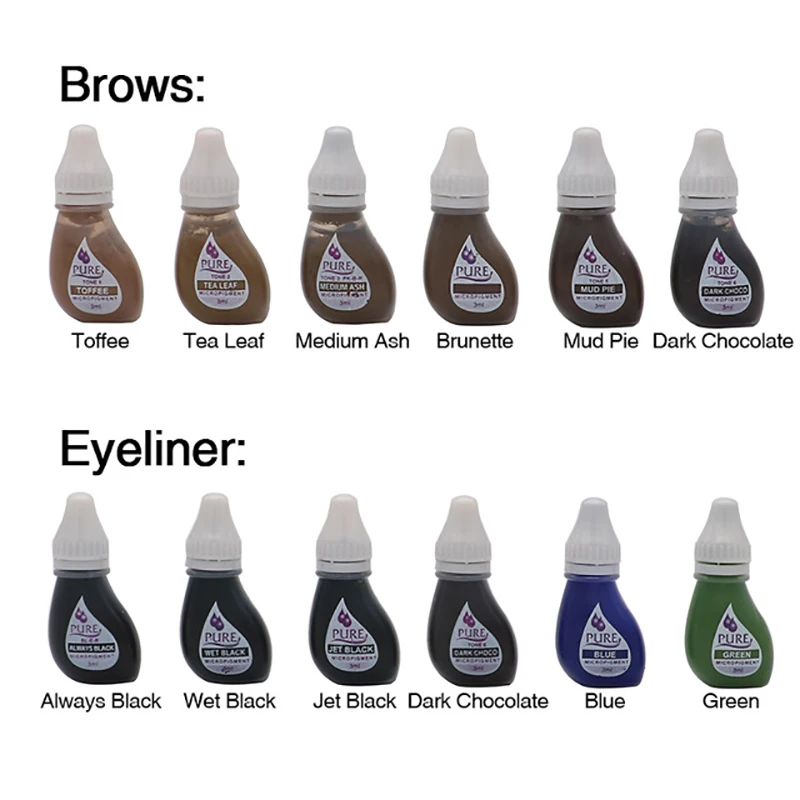 2PCS High-quality USA single use Tattoo Pigment Get Pure Confidence Pure Eyebrow Lip Micropigment Permanent Makeup Tattoo Inks
2PCS High-quality USA single use Tattoo Pigment Get Pure Confidence Pure Eyebrow Lip Micropigment Permanent Makeup Tattoo Inks