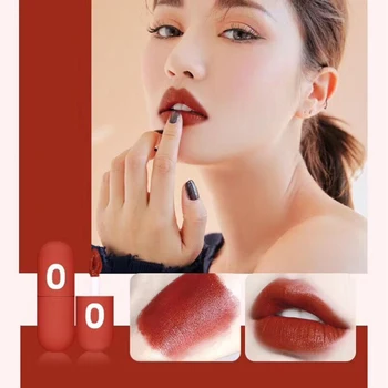 3Pcs Mini Capsule Shape Velvet Lip Glaze Waterproof Non-marking Lipstick Red Lip Cosmetic
3Pcs Mini Capsule Shape Velvet Lip Glaze Waterproof Non-marking Lipstick Red Lip Cosmetic