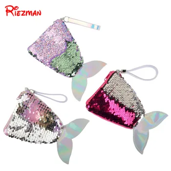 Riezman New Fashion Mermaid Sequin Coin Purse Wallet Kids Girl Glittering Purse Women Handbag Zipper Clutch Bag Earphone Package
Riezman New Fashion Mermaid Sequin Coin Purse Wallet Kids Girl Glittering Purse Women Handbag Zipper Clutch Bag Earphone Package