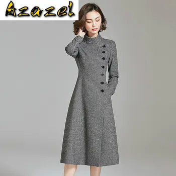 Long Wool Windbreaker Female Jacket Autumn Winter Coat Clothes 2020 Korean Vintage Women Tops Abrigo Mujer ZT2435
Long Wool Windbreaker Female Jacket Autumn Winter Coat Clothes 2020 Korean Vintage Women Tops Abrigo Mujer ZT2435