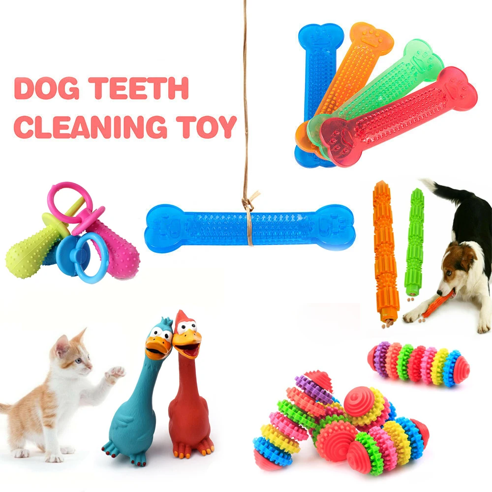 Pet Dog Chew Toys Rubber Screaming Chicken Pacifier Bone Toy Aggressive Chewers Dog Toothbrush Doggy Puppy Dental Care Training
Pet Dog Chew Toys Rubber Screaming Chicken Pacifier Bone Toy Aggressive Chewers Dog Toothbrush Doggy Puppy Dental Care Training