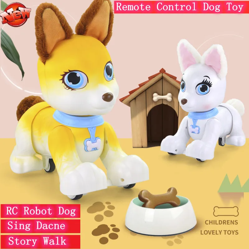 Kid Early Educational Toy Intelligent pet Dog Voice Control RC Robot Dog With singing dance walking Program Mulitfunction Toys
Kid Early Educational Toy Intelligent pet Dog Voice Control RC Robot Dog With singing dance walking Program Mulitfunction Toys