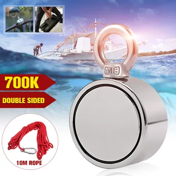 700KG Double Side Strong Magnet Pot Fishing Magnets Salvage Fishing Hook Magnets Strongest Permanent Powerful Magnetic+10M Rope
700KG Double Side Strong Magnet Pot Fishing Magnets Salvage Fishing Hook Magnets Strongest Permanent Powerful Magnetic+10M Rope