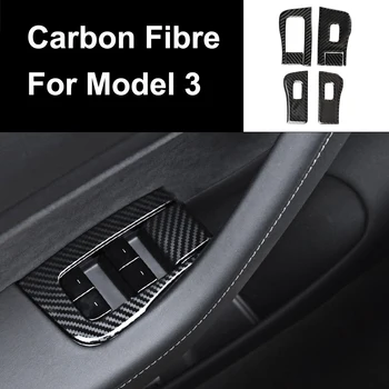 Car Door Lift Window Button Panel for Tesla Model 3 Interior Carbon Fibre Door Sill Scuff Plates Protect Cover Auto Accessories
Car Door Lift Window Button Panel for Tesla Model 3 Interior Carbon Fibre Door Sill Scuff Plates Protect Cover Auto Accessories