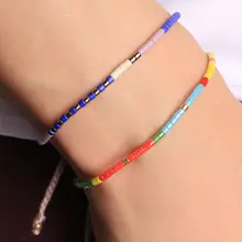 

KELITCH New 2022 Women Bracelets Friends Cuff Boho Miyuki Seed Beaded Wrap Bracelet Bangles Jewelry Accesorios