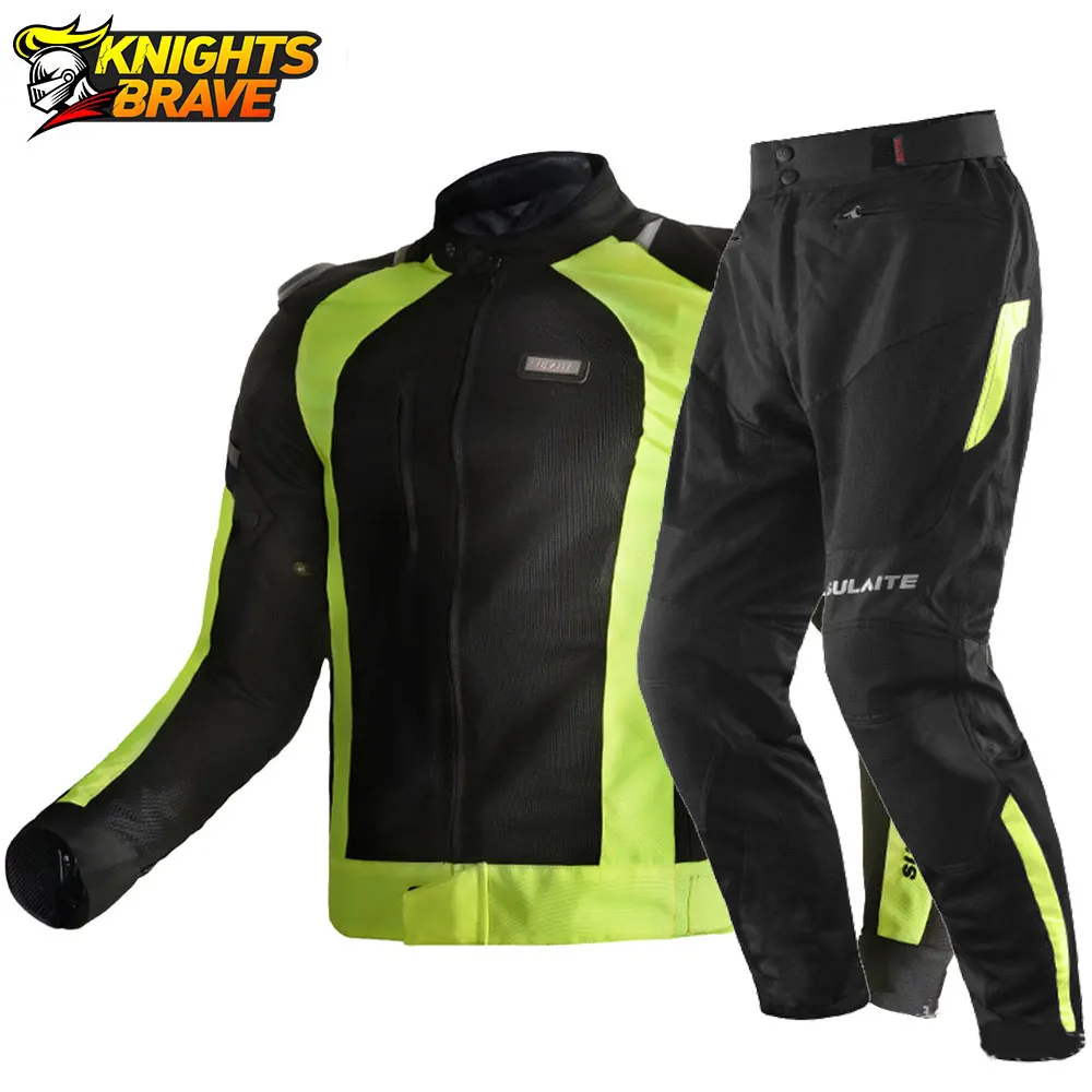 SULAITE Motorcycle Jacket Summer Breathable Mesh Moto Jacket Chaqueta Moto Protective Gear Motorcycle Suit Motorbike Clothing
SULAITE Motorcycle Jacket Summer Breathable Mesh Moto Jacket Chaqueta Moto Protective Gear Motorcycle Suit Motorbike Clothing
