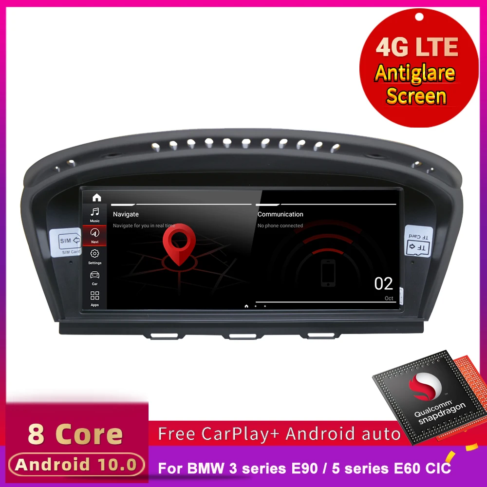 Антибликовый экран android 10 0 8 core 4 + 64G Автомобильный мультимедийный плеер Авто dvd