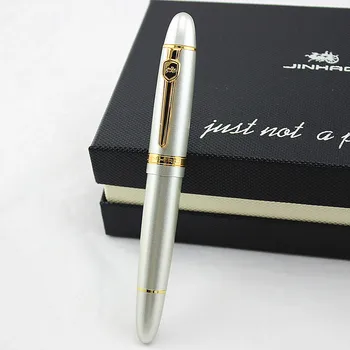 calligraphy pen Jinhao 159 Silver And Golden clip M Nib Fountain Pen Thick Gift ink pen 
calligraphy pen Jinhao 159 Silver And Golden clip M Nib Fountain Pen Thick Gift ink pen