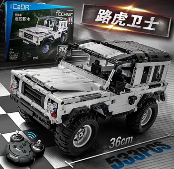 Cada 533Pcs Defender Remote Control Car Building Blocks For Technic RC Car Model SUV City Brick Toys For Children Boys
Cada 533Pcs Defender Remote Control Car Building Blocks For Technic RC Car Model SUV City Brick Toys For Children Boys