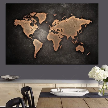MUTU Canvas Painting Abstract 3D World Map Classical Black World Map Print On Canvas for Office Room Picture Wall Art Decoration
MUTU Canvas Painting Abstract 3D World Map Classical Black World Map Print On Canvas for Office Room Picture Wall Art Decoration
