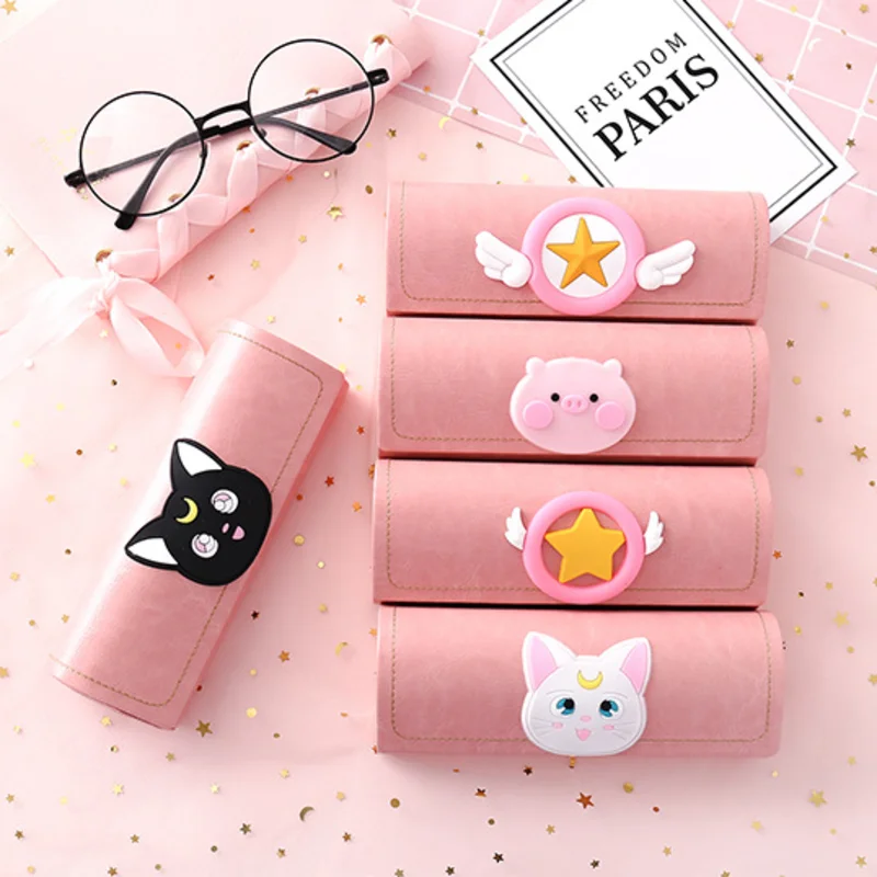 1pcs Creative Cartoon Frame Glasses Case Pink Cute Student Myopia Glasses Box Portable Sunglasses Storage Box Light Unbreakable
1pcs Creative Cartoon Frame Glasses Case Pink Cute Student Myopia Glasses Box Portable Sunglasses Storage Box Light Unbreakable