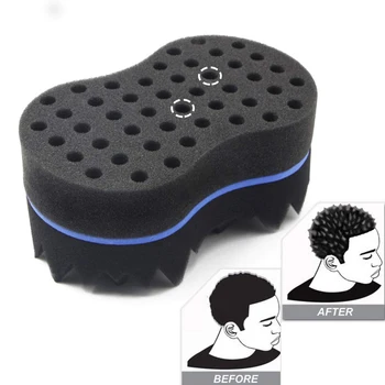 Two Side Barber Magic Twist Hair Brush Sponge Bread Sponge For Natural Hair Afro Coil Wave Dreads Sponge Styling Tool 
Two Side Barber Magic Twist Hair Brush Sponge Bread Sponge For Natural Hair Afro Coil Wave Dreads Sponge Styling Tool