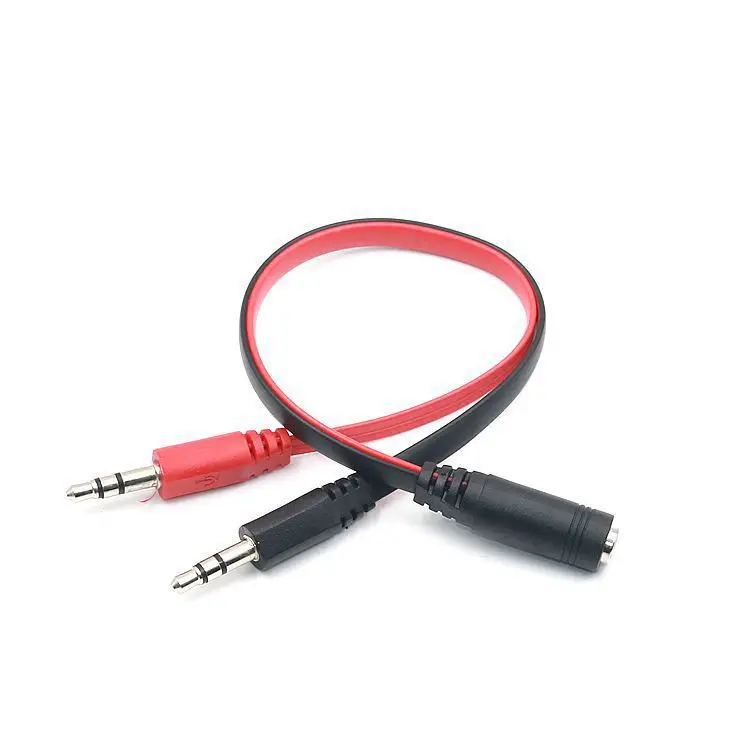 Reddish Black 2 Metric 1 Mother 3.5 Audio Cable One Divided into Two Connector 3. 5mm Two-in-One Adapter Cable Computer Sophomor
Reddish Black 2 Metric 1 Mother 3.5 Audio Cable One Divided into Two Connector 3. 5mm Two-in-One Adapter Cable Computer Sophomor
