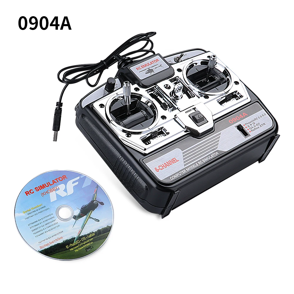 Training apparatus 0904A 6CH XTR RC Flight Simulator 6 CH JTL-0904A CD remote control simulator
Training apparatus 0904A 6CH XTR RC Flight Simulator 6 CH JTL-0904A CD remote control simulator