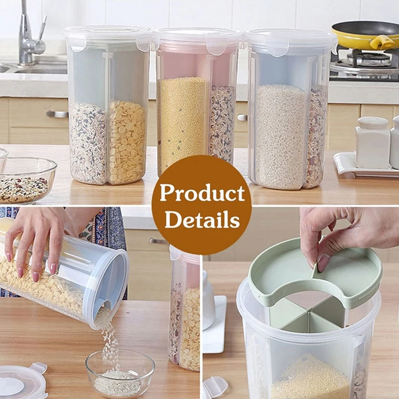 Food Storage Jar Kitchen Storage Bottles Sealed Cans with Cover Large Capacity Candy Biscuit Jars Tea Box Organization
Food Storage Jar Kitchen Storage Bottles Sealed Cans with Cover Large Capacity Candy Biscuit Jars Tea Box Organization