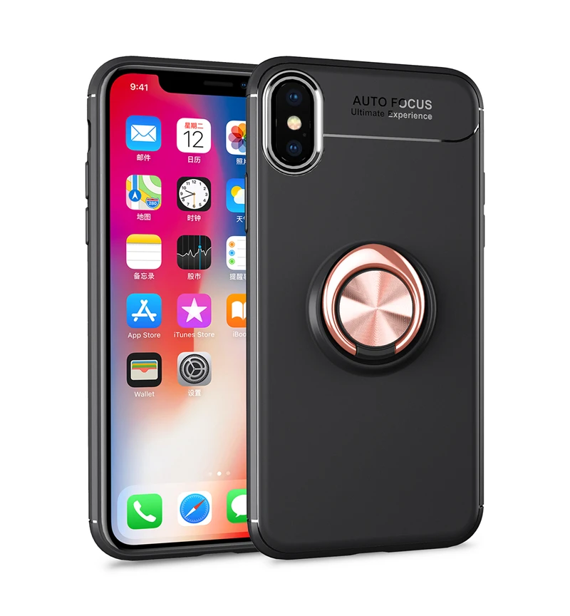 iphone x 金属指环支架壳 (30)