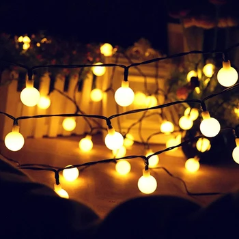 Fairy Garland LED Ball String Lights Waterproof 300 CM Warm White Light For Christmas Tree Wedding Home Decor Battery Powered
Fairy Garland LED Ball String Lights Waterproof 300 CM Warm White Light For Christmas Tree Wedding Home Decor Battery Powered