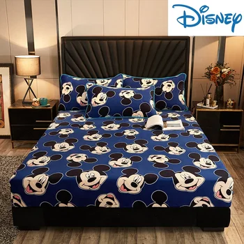 Disney Bed Linen Fitted Sheet with Elastic Bands Cartoon Mickey Mouse Couple Single Queen King Mattress Cover 1pcs Bedspread
Disney Bed Linen Fitted Sheet with Elastic Bands Cartoon Mickey Mouse Couple Single Queen King Mattress Cover 1pcs Bedspread