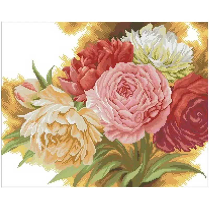 

Rose angel flower patterns Counted Cross Stitch 11CT 14CT 18CT DIY Chinese Cross Stitch Kits Embroidery Needlework Sets
