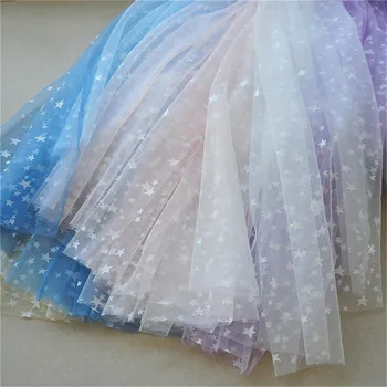 3 Yards Printed Star Mesh Tulle Fabric Beautiful Wedding Dress Clothing Decoration Material DIY Mantilla Sewing Supplies
3 Yards Printed Star Mesh Tulle Fabric Beautiful Wedding Dress Clothing Decoration Material DIY Mantilla Sewing Supplies