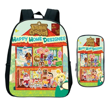 Animal Crossing Kindergarten Backpack Child School Bag Cartoon Bookbag Children Start School Gift(2pcs Set/Rucksack+Pen Bag)
Animal Crossing Kindergarten Backpack Child School Bag Cartoon Bookbag Children Start School Gift(2pcs Set/Rucksack+Pen Bag)