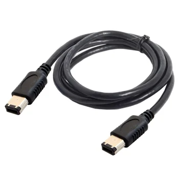 Jimier IEEE 1394 FireWire 400 6Pin to FireWire 400 6Pin 6-6 ilink Cable 1.8m 6FT
Jimier IEEE 1394 FireWire 400 6Pin to FireWire 400 6Pin 6-6 ilink Cable 1.8m 6FT