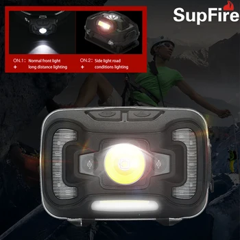New Supfire HL16 Induction Headlight Outdoor Sports Bicycle Lamp Fishing Waterproof USB Rechargeable LED headlamp Searchlight
New Supfire HL16 Induction Headlight Outdoor Sports Bicycle Lamp Fishing Waterproof USB Rechargeable LED headlamp Searchlight