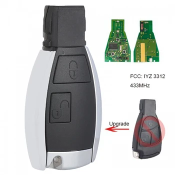 KEYECU Upgraded Smart Remote Key Fob 2 Button 433Mhz for Mercedes Benz C E S Class FCC: IYZ 3312
KEYECU Upgraded Smart Remote Key Fob 2 Button 433Mhz for Mercedes Benz C E S Class FCC: IYZ 3312