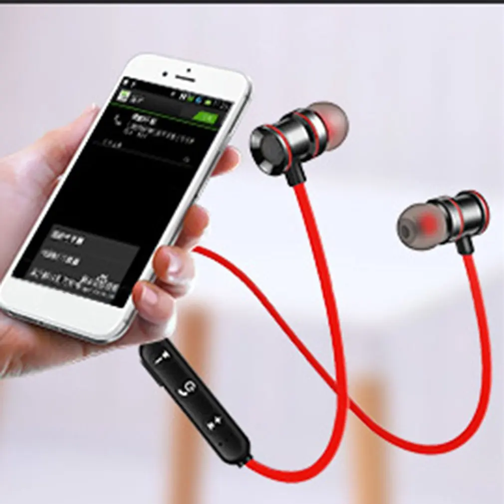 Bluetooth Wireless Headphones Sports Stereo Magnet Earbuds With MIC Earphones Headsets For iPhone Android smart phones
Bluetooth Wireless Headphones Sports Stereo Magnet Earbuds With MIC Earphones Headsets For iPhone Android smart phones