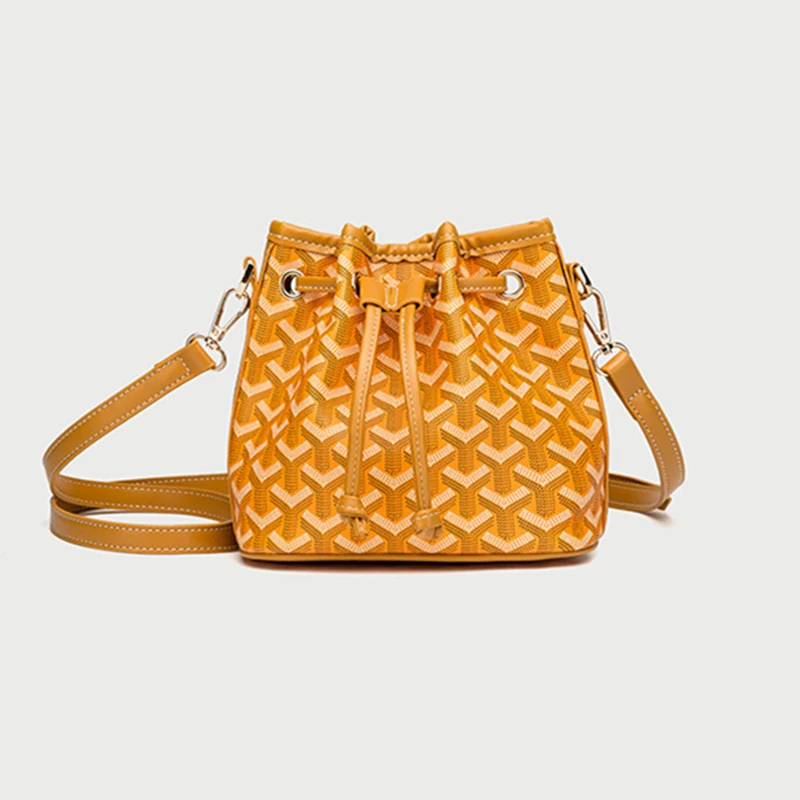 Ins Fashion Women's Crossbody Bags Ladies Bucket Bag Lace Up String Bag Famous Brand Women Shoulder Bags Printed Pu Leather Bag
Ins Fashion Women's Crossbody Bags Ladies Bucket Bag Lace Up String Bag Famous Brand Women Shoulder Bags Printed Pu Leather Bag
