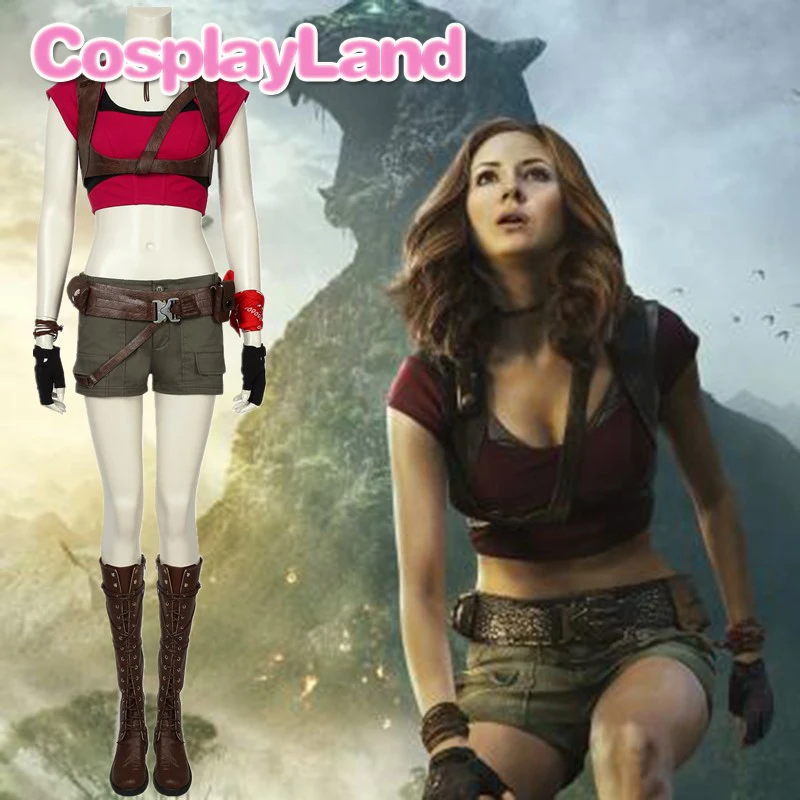 Jumanji Welcome To The Jungle Cosplay Ruby Roundhouse Costume Sexy Suit Uniform Outfit Shorts Belt Harness with Custom Boots
Jumanji Welcome To The Jungle Cosplay Ruby Roundhouse Costume Sexy Suit Uniform Outfit Shorts Belt Harness with Custom Boots