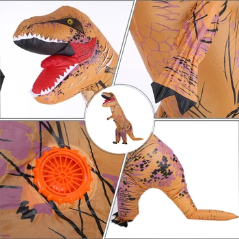 Hot Funny Adult Inflatable Dinosaur Trex Costume Suit Air Fan Operated Blow Up Halloween Cosplay Fancy Dress Animal Costume Jump
Hot Funny Adult Inflatable Dinosaur Trex Costume Suit Air Fan Operated Blow Up Halloween Cosplay Fancy Dress Animal Costume Jump