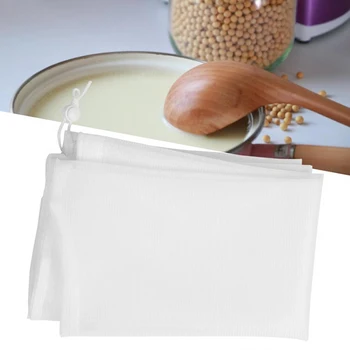 1PCS Reusable Food Strainer Bag Fine Mesh Food Grade Soy Milk Filter For Milk Coffee Home Brewing Hop
1PCS Reusable Food Strainer Bag Fine Mesh Food Grade Soy Milk Filter For Milk Coffee Home Brewing Hop