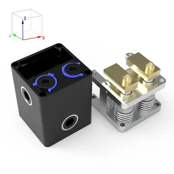 3D Printer Parts Heaterblock Ultimaker 2 + UM2 Dual Heads Extruder Block Kit Nozzles 0.4mm Hot End for 1.75mm Filament
3D Printer Parts Heaterblock Ultimaker 2 + UM2 Dual Heads Extruder Block Kit Nozzles 0.4mm Hot End for 1.75mm Filament