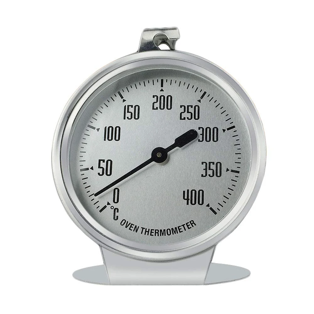 Stainless Steel Oven Cooker Thermometer Gauge with Hook Panel Base 0-400 Degree Oven Thermometer Grill Kitchen BBQ Baking Tools
Stainless Steel Oven Cooker Thermometer Gauge with Hook Panel Base 0-400 Degree Oven Thermometer Grill Kitchen BBQ Baking Tools