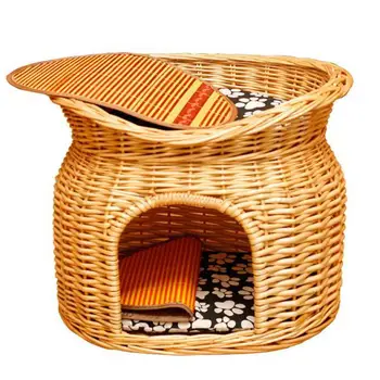 Summer cat nest rattan four seasons universal cat house villa house double-layer cat cage removable cat supplies dog nest
Summer cat nest rattan four seasons universal cat house villa house double-layer cat cage removable cat supplies dog nest