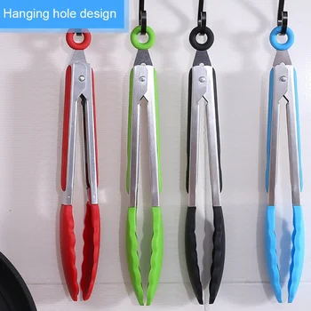 9 Inch Food Tongs Set Stainless Steel Kitchen Tongs/ With Silicone Brush Non-Stick Friendly Strong Grip Kitchen Accessories
9 Inch Food Tongs Set Stainless Steel Kitchen Tongs/ With Silicone Brush Non-Stick Friendly Strong Grip Kitchen Accessories
