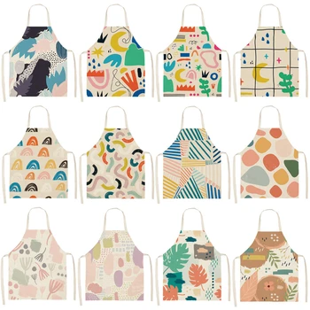 1Pcs Colorful Geometric Patterns Cleaning Art Aprons Home Cooking Kitchen Apron Cook Wear Cotton Linen Adult Bibs 53*65cm WQ0119
1Pcs Colorful Geometric Patterns Cleaning Art Aprons Home Cooking Kitchen Apron Cook Wear Cotton Linen Adult Bibs 53*65cm WQ0119