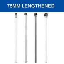 2Pcs 3mm Shank Carbide Burr Bit Rotary File Tungsten Steel Grinder Double Cut Metal Milling Polishing Grinding 75mm Lengthened
2Pcs 3mm Shank Carbide Burr Bit Rotary File Tungsten Steel Grinder Double Cut Metal Milling Polishing Grinding 75mm Lengthened