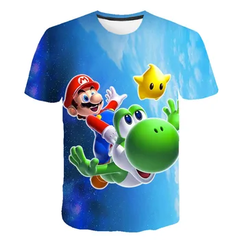 Summer 2020 funny 3D printed cartoon Super Mario children's T-shirt short sleeve cartoon boys/girls T-shirt clothing children's
Summer 2020 funny 3D printed cartoon Super Mario children's T-shirt short sleeve cartoon boys/girls T-shirt clothing children's