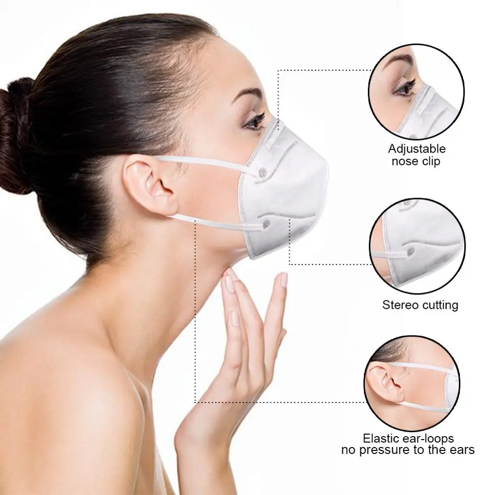 1/10pc KN95 Unisex Respirator Mask protective face Mask Disposable 3-Layer Masks Anti Dust With Breathing Valve
1/10pc KN95 Unisex Respirator Mask protective face Mask Disposable 3-Layer Masks Anti Dust With Breathing Valve