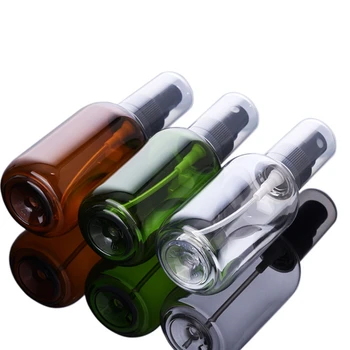 

Hot Reusable Fine Mist Spray Bottles With Pump Spray Cap Refillable Empty Plastic Bottles For Travel Essential Oils Perfumes