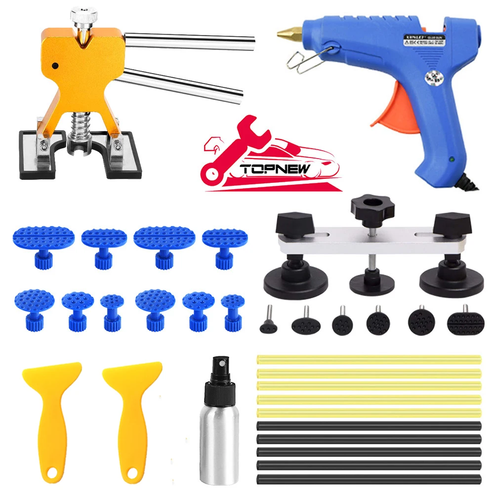 FURUIX Tools Paintless Dent Repair Tools Dent Removal Puller Tabs Dent Lifter Hand Tool Set Tool kit
FURUIX Tools Paintless Dent Repair Tools Dent Removal Puller Tabs Dent Lifter Hand Tool Set Tool kit