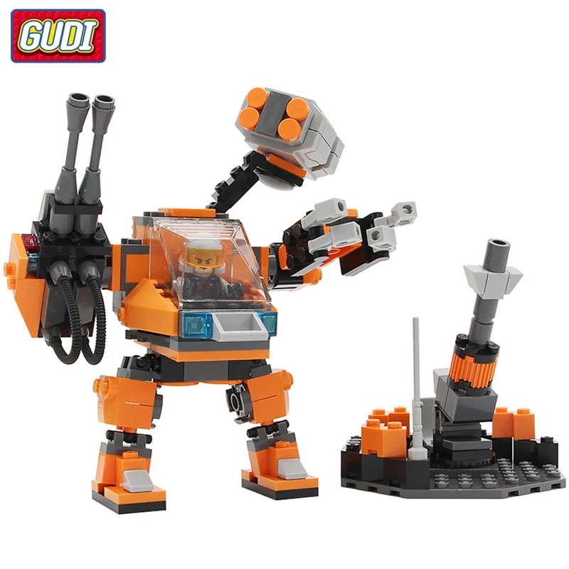 GUDI Earth Border Robots Blocks 183pcs Bricks Building Blocks Sets Assembled Model Educational kids Legoingly Toys for Children
GUDI Earth Border Robots Blocks 183pcs Bricks Building Blocks Sets Assembled Model Educational kids Legoingly Toys for Children