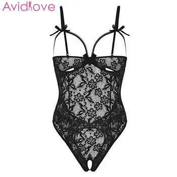 Women Perspective Sexy Open Crotch Lingerie Floral Lace Special Night Sleeveless Bodysuit Slim
Women Perspective Sexy Open Crotch Lingerie Floral Lace Special Night Sleeveless Bodysuit Slim