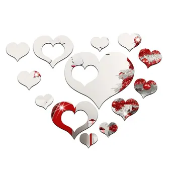 13pcs set Silver Small Heart Shape Acrylic Mirror Wall Stickers DIY Art Wall Decor Wall Stickers Mirror Wall Sticker
13pcs set Silver Small Heart Shape Acrylic Mirror Wall Stickers DIY Art Wall Decor Wall Stickers Mirror Wall Sticker