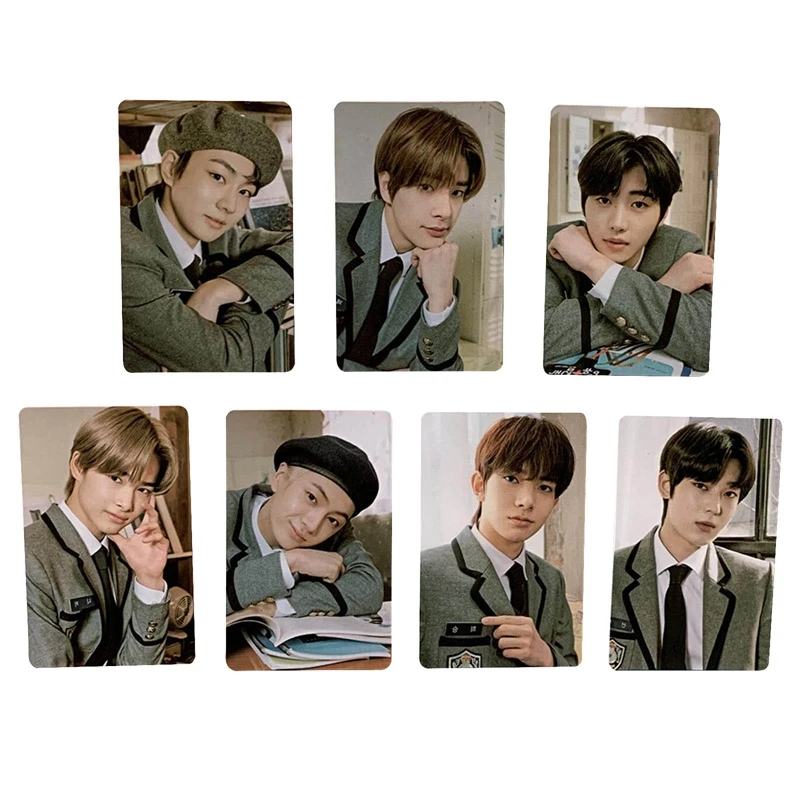 7 шт./компл. KPOP ENHYPEN Фотокарта новый альбом HD Photo LOMO Card для поклонников Подарочная