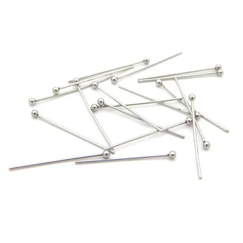 100Pcs Stainless Steel Silver Tone Ball Head Pins Earring Findings for DIY Jewelry Making Accessories
100Pcs Stainless Steel Silver Tone Ball Head Pins Earring Findings for DIY Jewelry Making Accessories